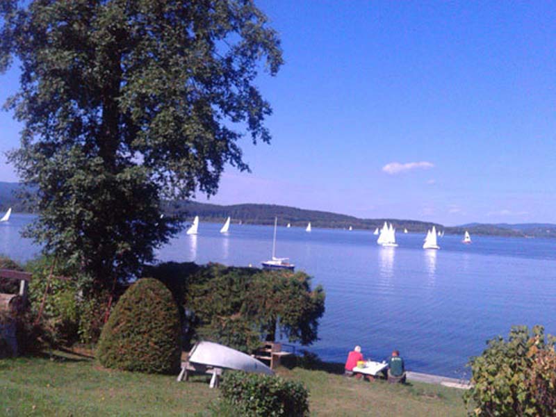 Urlaub Lipno Stausee, Ferienhaus Radslav Moldaustausee direkter See