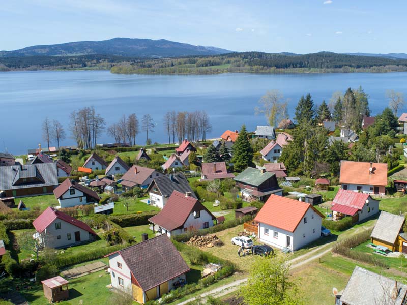 Ferienhaus 6 Personen, Lipno Stausee, in Radslav, Ferienhäuser am
