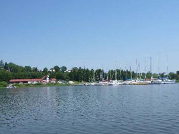 Marina Hrdonov am Lipno Stausee