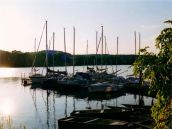 größter See in Tschechien ist der obere Moldaustausee