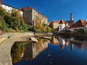 Cesky Krumlov in Südböhmen in der Region Lipno Stausee