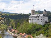 Burg Rozmberk Ausflug am Moldaustausee