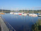 Marina in Hrdonov am Bootsanleger