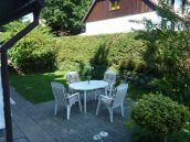 am Moldaustausee Ferienhaus mit Ruderboot