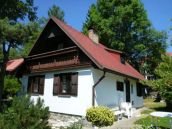 am Lipno Stausee Ferienhaus mit Ruderboot und Tiefkühlschrank