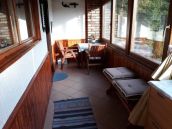 Ferienhaus mit Ruderboot und Elektromotor am Lipno See