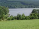 Ausblick über Lojzovy Paseky am Lipnosee