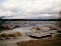 Unwetter auf dem Lipno Stausee